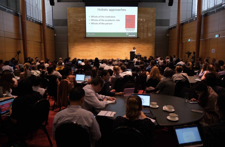 Photo of Keynote presentation at 2019 Learning and Teaching Forum