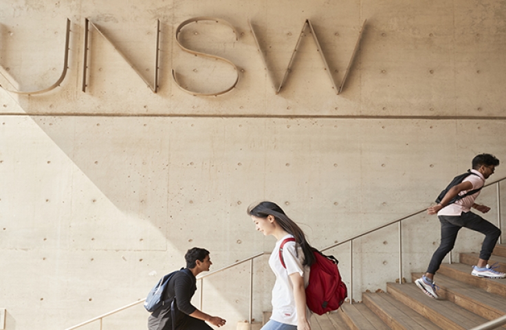 UNSW students on campus