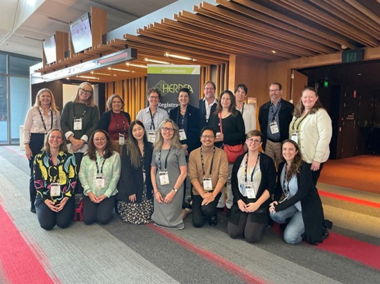 Group shot of UNSW academics at HERDSA 2023